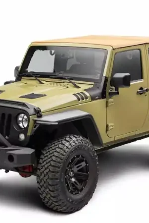 Rugged Ridge 07-18 Jeep Wrangler JKU 4dr Voyager Fastback Frameless Soft Top - Tan Buy Online
