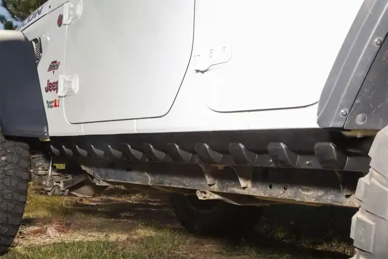 Top Pick Rugged Ridge Rocker Guard Kit Body Armor 4 Door 18-20 Jeep Wrangler JL