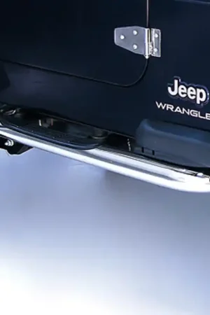 Exclusive Offer Rugged Ridge 3-In Round Tube Steps SS 97-06TJ