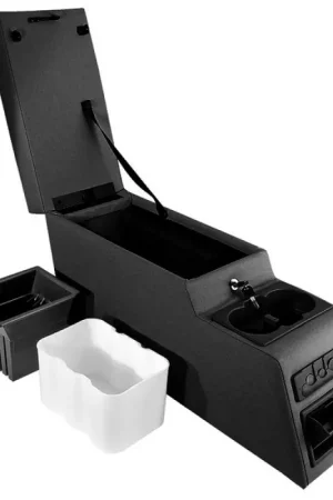 Rugged Ridge Ultimate Locking Console Black Denim 76-95 Jeep CJ&Wrangl Next Day Delivery