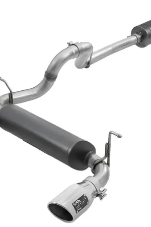 Latest aFe Rebel Series 2.5in 304 SS Cat-Back Exhaust w/ Polished Tips 2018+ Jeep Wrangler (JL) V6 3.6L