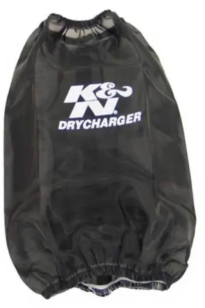 Authentic K&N Drycharger Round Tapered Air Filter Wrap 6.5in Base ID/4.5in Top ID/7in H - Black