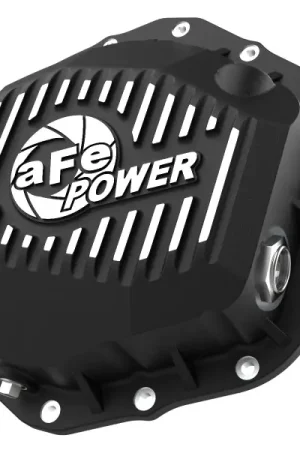 aFe 2020 Chevrolet Silverado 2500 HD Rear Differential Cover Black ; Pro Series w/ Machined Fins Buy Online