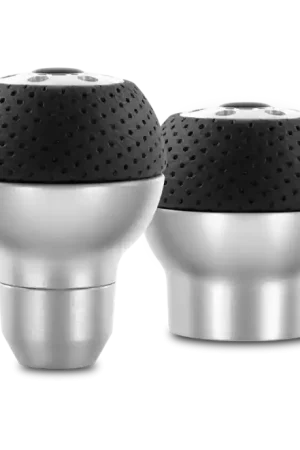 Momo Race Shift Knob - Aluminum, Black Airleather Insert Clearance