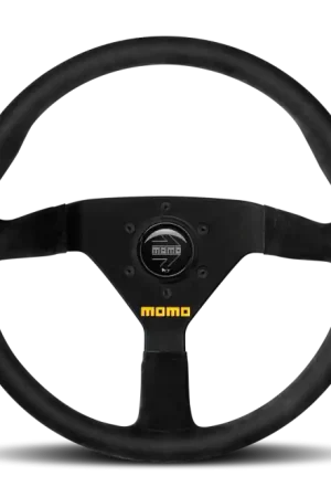 Sale Momo MOD78 Steering Wheel 350 mm -Black Suede/Black Spokes