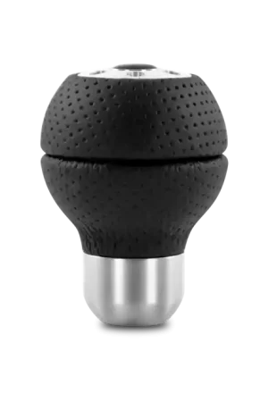 Momo Race Shift Knob - Black Airleather, Aluminum Insert No Minimum Order