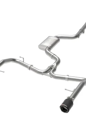 aFe 19-21 VW Jetta GLI (MKVII) L4-2.0L (t) MACH Force-Xp 304 SS Cat-Back Exhaust System Carbon Tips Hassle-Free Returns
