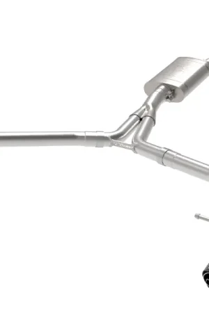 aFe MACH Force-Xp 13-16 Audi Allroad L4 SS Axle-Back Exhaust w/ Carbon Tips Latest