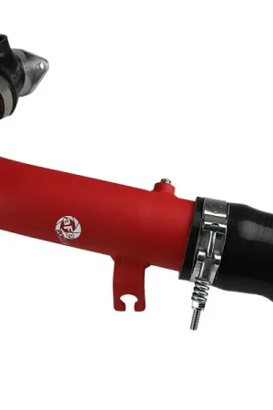 Limited Edition aFe BladeRunner 2.5in Aluminum Hot Side Charge Pipe 15-20 Subaru WRX 2.0T - Red