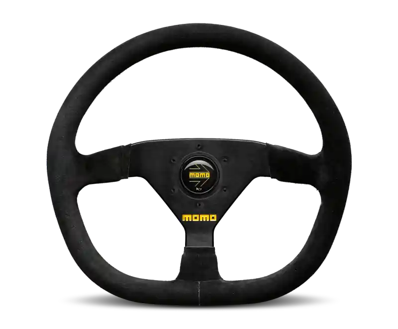 Get Yours Momo MOD88 Steering Wheel 350 mm -Black Suede/Black Spokes