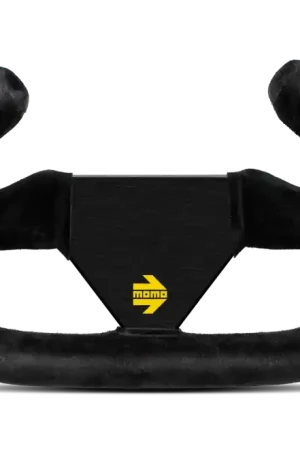 Modern Momo MOD12/C Steering Wheel 250 mm -Black Suede/Black Spokes