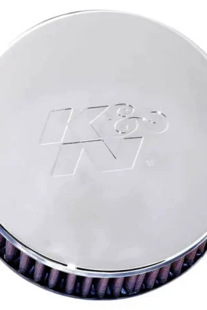 Limited Time K&N Universal Chrome Filter 2.438in Flange ID x 5.125in OD x 2in H