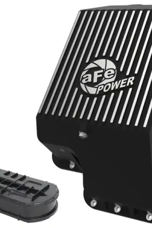 aFe Transmission Pan (Black); Ford Diesel Trucks 03-10 V8-6.0/6.4L (td) Price Cut