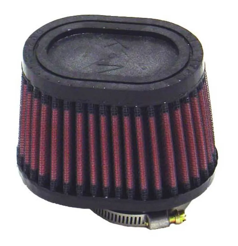 K&N Univ Clamp-On Air Filter - 1-3/4in FLG O/S 4in X 3in B 3in X 2in T 2-3/4inH OVAL Must Have