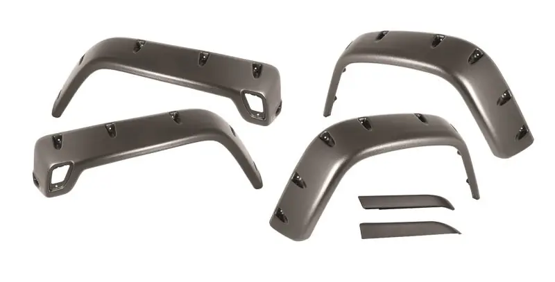 Rugged Ridge 6-Piece Fender Flare Kit 97-06 Jeep Wrangler Warranty Included