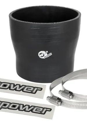 aFe Magnum FORCE Intake Coupling Kit (4 IN ID to 3-1/2 IN ID x 3-1/2 IN L) Straight Black Buy Direct