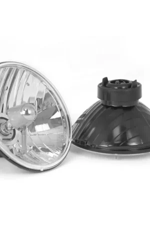 Rugged Ridge Round Crystal H2 Headlights 65-06 Jeep CJ / Jeep Wrangler Trusted Brand