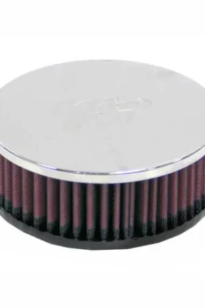 Premium K&N Universal Round Clamp-On Air Filter 2in. Flange / 5-3/8in. OD / 2in. Height