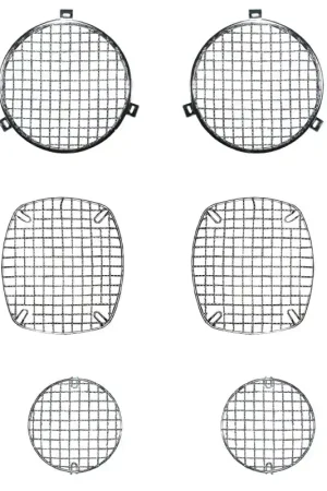 Deal Rugged Ridge 72-86 Jeep CJ Stainless Steel Stone Guard Set