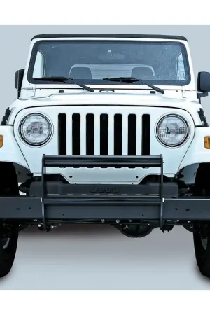 Rugged Ridge Brush Guard Gloss Black 97-06 Jeep Wrangler Holiday Sale