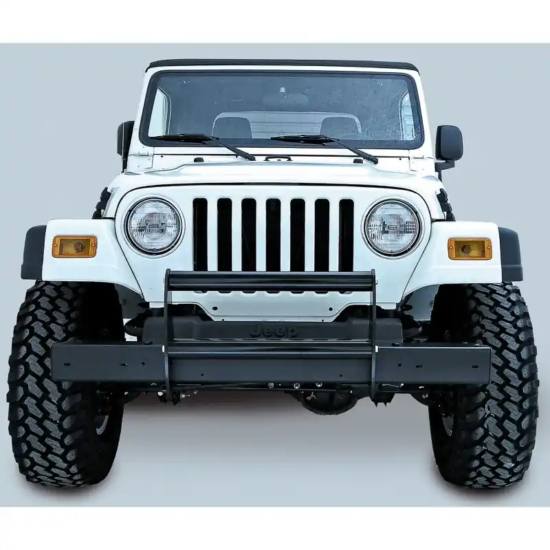 Rugged Ridge Brush Guard Gloss Black 97-06 Jeep Wrangler Holiday Sale