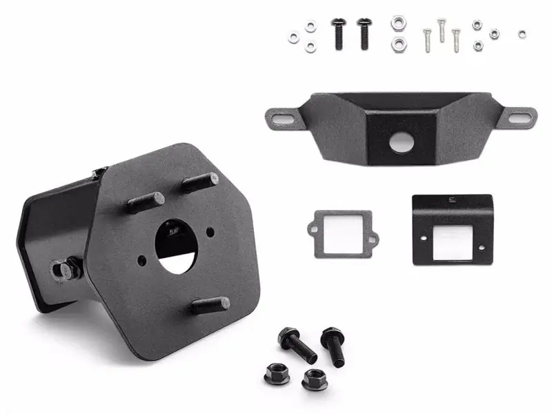 Rugged Ridge 20-24 Jeep Gladiator Wingmate Tire Mount & Camera Relocation Kit - Tex. Blk Free Delivery