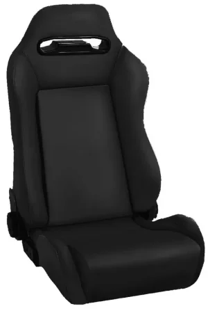 Premium Rugged Ridge Sport Front Seat Reclinable Black Denim 76-02 CJ&Wrang