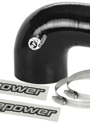 aFe Magnum FORCE Intake Coupling Kit (2-3/4 IN ID to 2 IN ID x 90 Deg.) Elbow Coupler - Black Modern