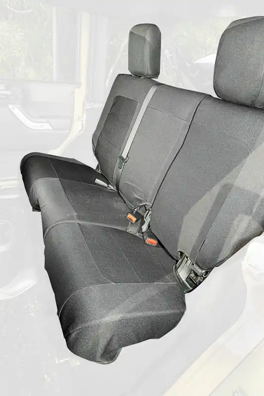 Top Pick Rugged Ridge E-Ballistic Seat Cover Rear Black 07-10 JK 4Dr