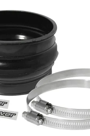 aFe Magnum FORCE Intake Coupling Kit (4-1/2 IN ID x 3 IN L) Straight Coupler w/ Hump - Black Last Chance