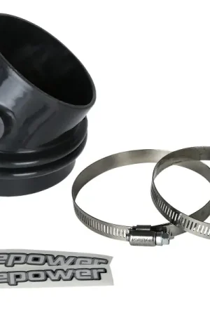 aFe Magnum FORCE Intake Coupling Kit (4-3/8 IN ID to 3-7/8 IN x 30 Deg.) Elbow Coupler - Black One Day Deal