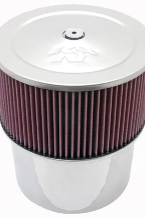 K&N 7-5/16in Flange 10in Height Velocity Stack Assembly - Red Free Delivery