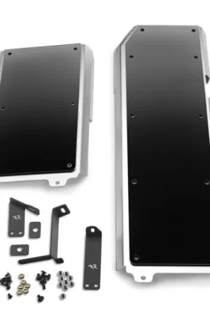 Same Day Shipping Rugged Ridge 18-23 Jeep Wrangler JLU 4dr Alum. Skid Plate for Gas Tank/Exhaust - Tex. Blk