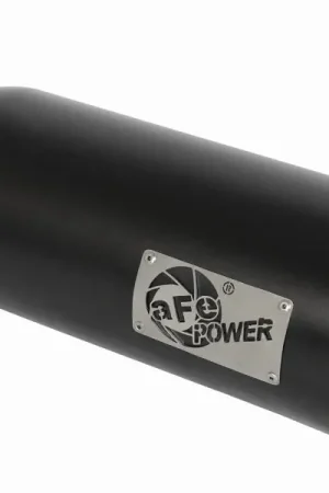 aFe MACHForce XP Cat-Back SS-304 5in Intercooled Exh Tip 5in In x 6in Outx16inL Bolt-On Right Blk Fast Shipping