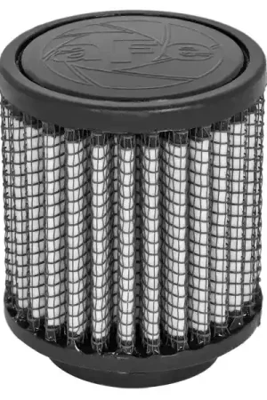 aFe Magnum FLOW Crankcase Vent Filter 1 IN F x 2-1/2 IN B x 2-1/2 IN T x 2-1/8 IN H Premium