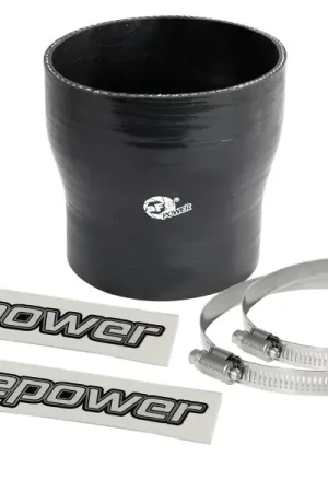 aFe Magnum FORCE Intake Coupling Kit (3 IN ID to 2-1/2 IN ID x 3 IN L) Straight Coupler - Black Genuine