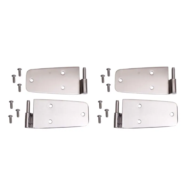 One Day Deal Rugged Ridge 76-93 Jeep CJ / Jeep Wrangler Stainless Door Hinge Kit