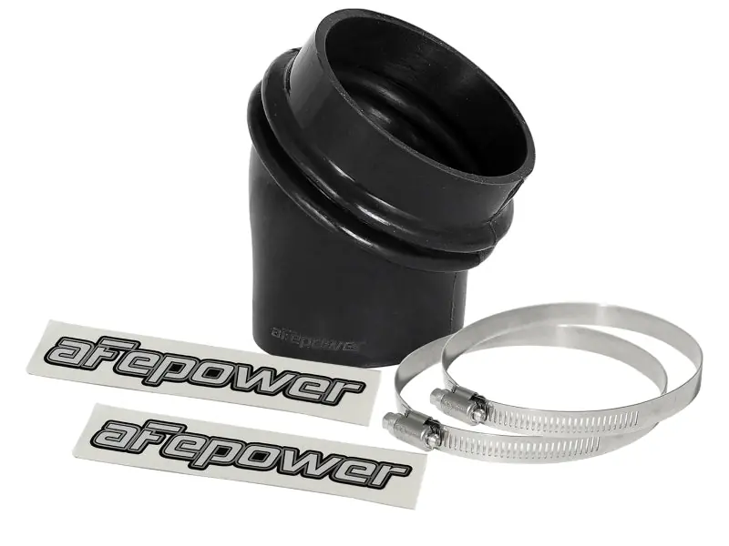 Popular aFe Magnum FORCE Intake Coupling Kit (3 IN ID to 2-1/2 IN ID x 35 Deg.) Elbow Coupler - Black