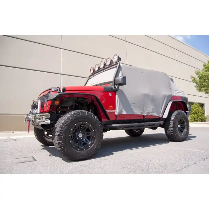 Hot Deal Rugged Ridge Cab Cover Gray 07-18 Jeep 4-Door Jeep Wrangler JK