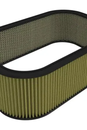 Money Back Guarantee aFe Magnum FLOW Custom Air Filter 20-3/4 IN L x 14-1/4 IN W x 6 IN H w/ Expanded Metal