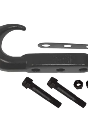 Direct From Factory Rugged Ridge 42-02 Jeep CJ / Jeep Wrangler Black Front Tow Hook