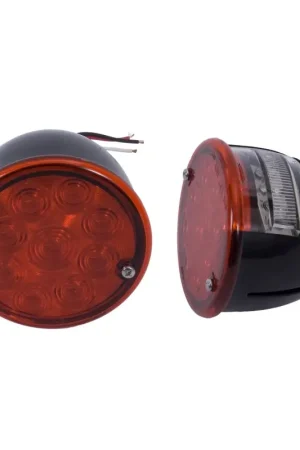 Rugged Ridge LED Tail Light Set 46-75 Willys & Jeep CJ Same Day Shipping