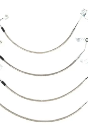 Big Sale Rugged Ridge Brake Hose Kit Braided Stainless 07-18 Jeep Wrangler