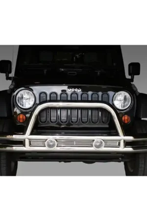 Rugged Ridge 3-In Front Tube Bumper Stainless 07-18 Jeep Wrangler Crafted