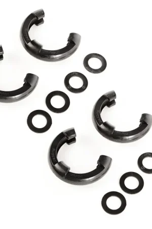 Rugged Ridge 3/4in Black D-Ring Isolator Kit Instant Buy