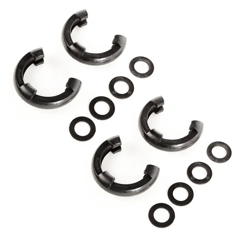 Rugged Ridge 3/4in Black D-Ring Isolator Kit Instant Buy