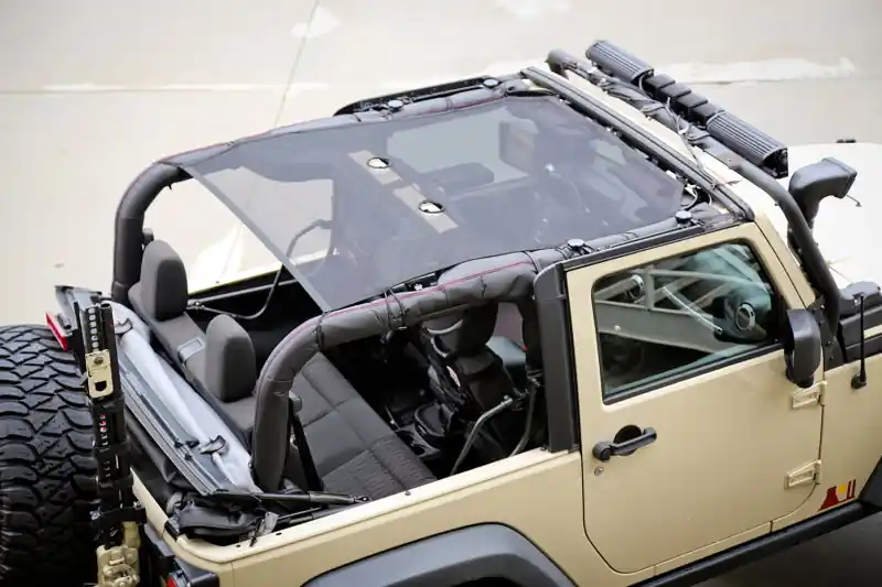 Rugged Ridge Eclipse Sun Shade Full 2-Dr 07-18 Jeep Wrangler JK Worldwide Shipping
