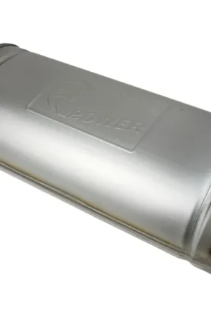 aFe MACH Force-Xp Muffler 2-1/2 IN Dual Inlet/Dual Outlet 5 IN H x 8 IN W x 18 IN L - Oval Body Trusted Brand