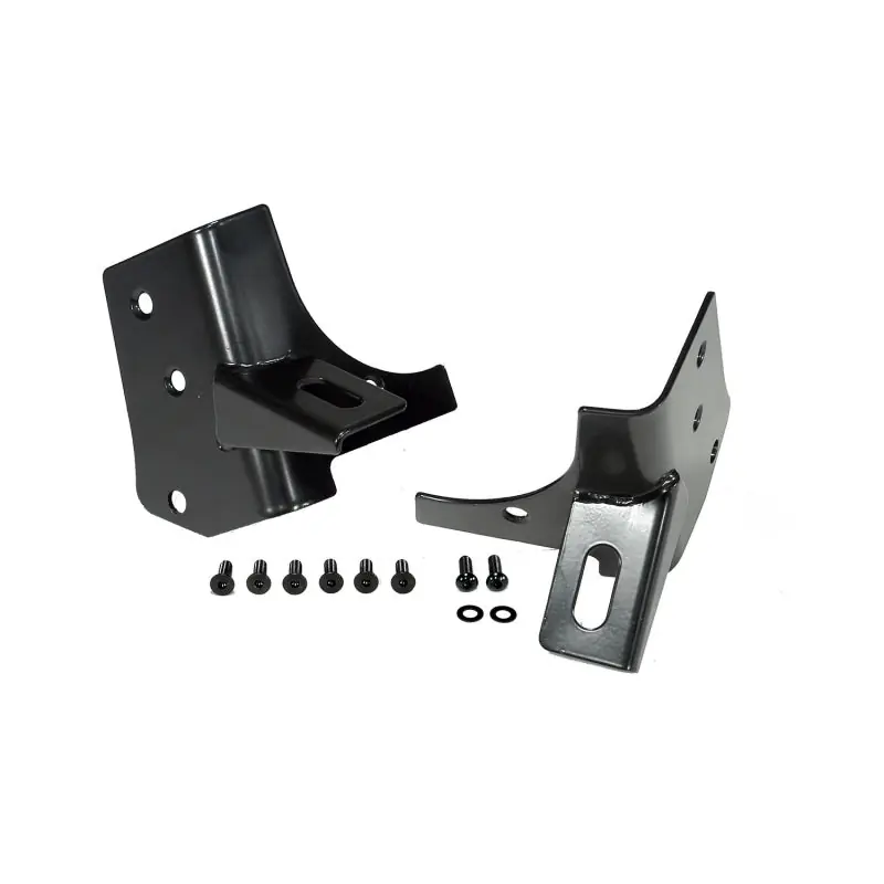 Rugged Ridge 97-06 Jeep Wrangler TJ Windshield Hinge Light Brackets Black Time-Limited