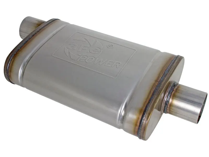 Buy Direct aFe MACH Force-Xp Muffler 2-1/2 IN ID Offset/Center x 9 IN W x 4 IN H x 14 IN L - Oval Body